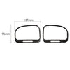 Carbon Fiber Car Left Right Air Outlet Decorative Sticker for Volkswagen Golf 6 2008-2012, Left Right Air Outlet