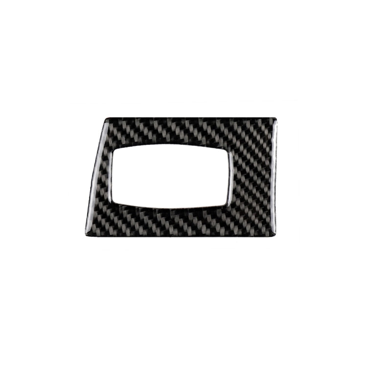Carbon Fiber Car Right Driving Ignition Switch Decorative Sticker for BMW E90 / E92 2005-2012, Right Driving Ignition Switch