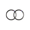 Three Color Carbon Fiber Car Horn Circle Decorative Sticker for BMW E90 / E84 / 320i / 325i, Horn Circle(Three Color)