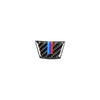 Little B Version Three Color Carbon Fiber Car Steering Wheel Decorative Sticker for BMW E90 2005-2012, Steering Wheel(Three Color,Little B Version)