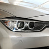 1 Pairs Carbon Fiber Car Lamp Eyebrow Decorative Sticker for BMW F30