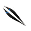 1 Pairs Three Color Carbon Fiber Car Lamp Eyebrow Decorative Sticker for BMW F30 2013-2015, Lamp Eyebrow(Three Color)