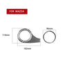 Car Carbon Fiber Dashboard Air Outlet Decorative Sticker for Mazda RX8 2004-2008, Left Drive, Dashboard Air Outlet