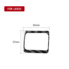 Car Carbon Fiber TRC Switch Decorative Sticker for Lexus IS250 300 350C 2006-2012, Left and Right Drive Universal, TRC Switch