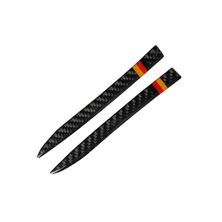 Car Carbon Fiber Rearview Mirror Anti-collision Strip for Audi A3 / S3 2014-2019, Left and Right Drive Universal, Rearview Mirror Anti-collision Strip