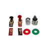 1 Pair Car Battery Cable Terminal Clamps Connectors Battery Clip Wiring with Protective Cleaning, with Protective Cleaning