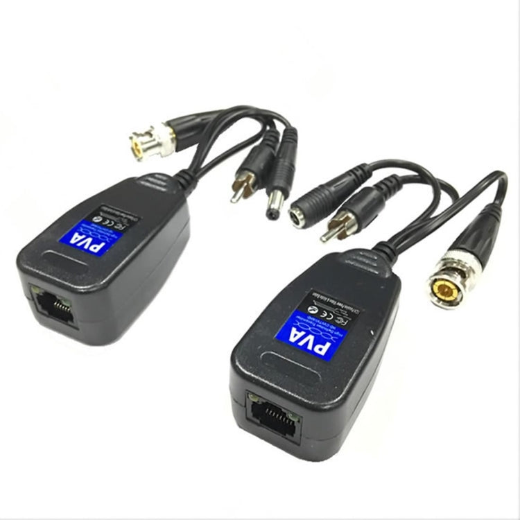 2 PCS Anpwoo 205PVA 3 in 1 Power + Video + Audio Balun HD-CVI/AHD/CVI