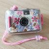 SUC4 Flowers Pattern Retro Film Camera Mini Point-and-shoot Camera