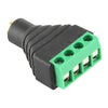 2.5mm Female Plug 4 Pin Terminal Block Stereo Audio Connector, 2.5mm Female (4 Pin)