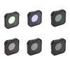 JSR KB Series STAR+CPL+NIGHT+ND8+ND16+ND32 Lens Filter for GoPro HERO13 Black /12 Black /11 Black /10 Black /9 Black, 6-in-1