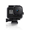 For GoPro HERO8 Black 45m Waterproof Housing Protective Case with Buckle Basic Mount & Screw & (Purple, Red, Pink) Filters & Floating Bobber Grip & Strap & Anti-Fog Inserts, Transparent HERO8 Case+Filters