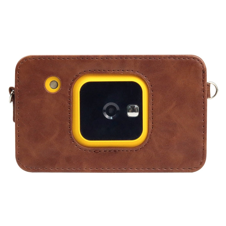 For Kodak Mini Shot2 C210 instax Full Body Camera PU Leather Case Bag with Strap, For Kodak Mini Shot2 C210