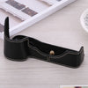 1/4 inch Thread PU Leather Camera Half Case Base for Sony ILCE-A9 / A9 / A7RIII, For Sony A9