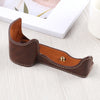 1/4 inch Thread PU Leather Camera Half Case Base for Sony A6400 / ILCE-A6400, For Sony A6400