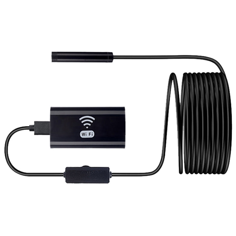 F99 HD Mobile Phone Endoscope, 8mm Waterproof Pipe Endoscope, Wifi Version, Hardwire, Length: 5m, Length: 5m