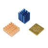3 in 1 Cooling Heatsink Copper + Aluminium Heat Sink Pad Shims for