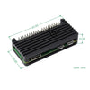 Waveshare Aluminum Alloy Protection Case for Raspberry Pi Zero Series, Fits Zero / Zero 2 W
