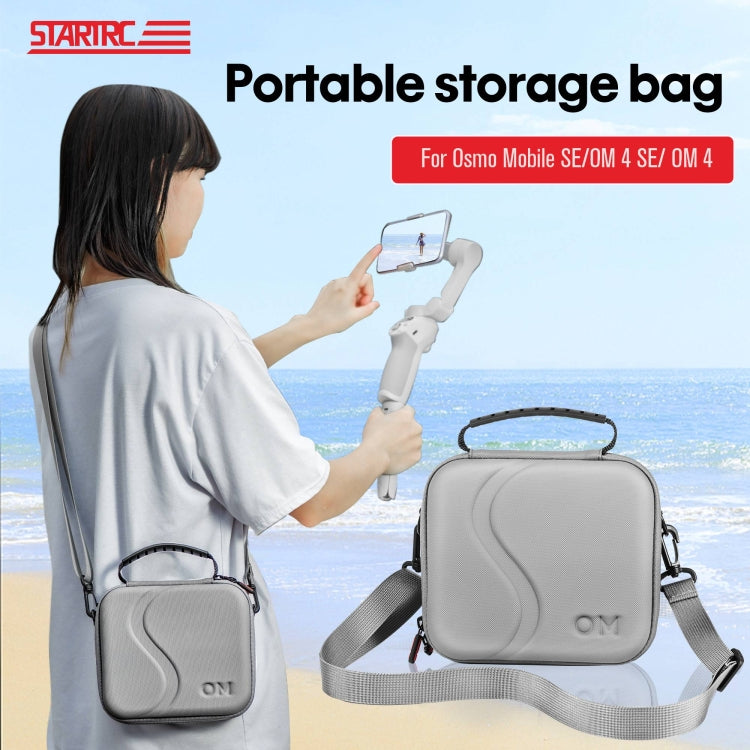 For DJI Osmo Mobile 4 / OM4 / OM4 SE STARTRC Portable Shockproof Waterproof PU Case Bag, For DJI Osmo Mobile 4