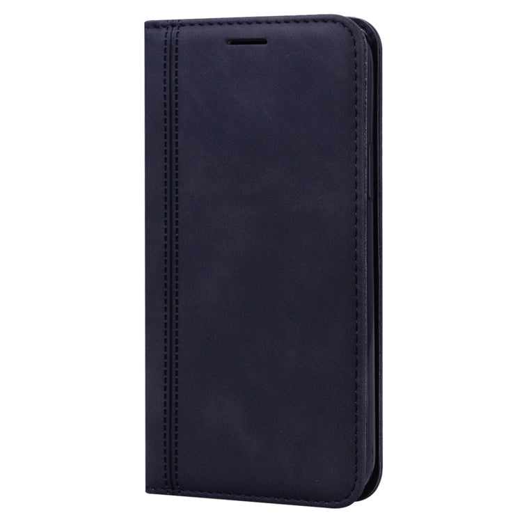 Frosted Business Magnetic Horizontal Flip PU Leather Case with Holder & Card Slot & Lanyard, For iPhone 12 / 12 Pro, For iPhone 12 Pro Max