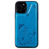 Cat Bee Embossing Pattern Shockproof Protective Case with Card Slots & Photo Frame, For iPhone 12 / 12 Pro, For iPhone 12 Pro Max