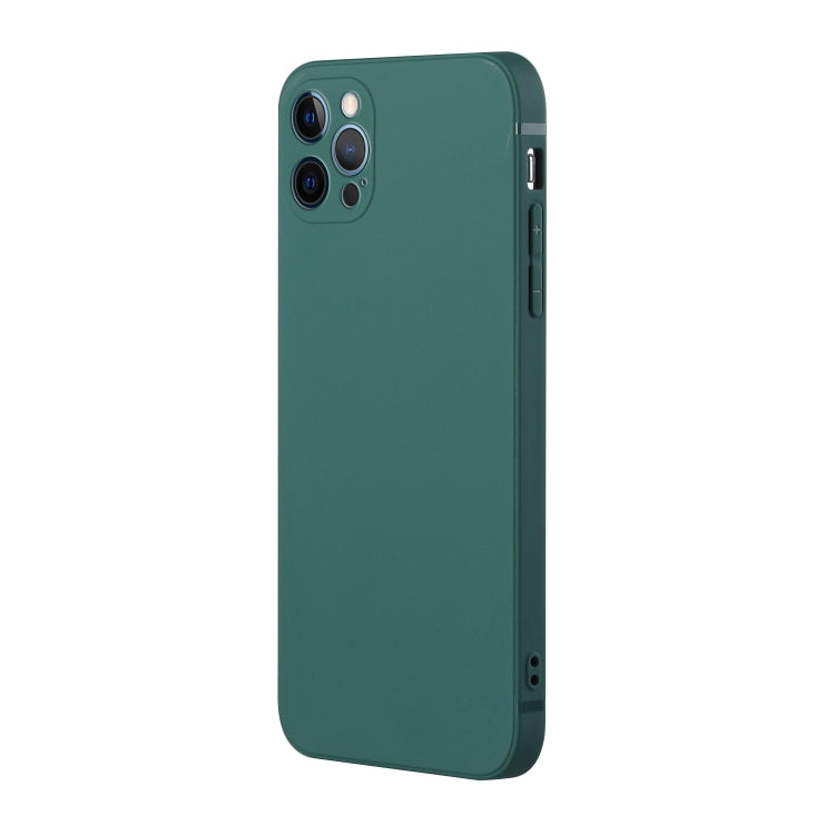 Straight Edge Solid Color TPU Shockproof Case, For iPhone 12 Pro Max