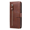 Fashion Calf Texture Zipper Horizontal Flip Leather Case with Stand & Card Slots & Wallet Function