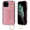 Glitter Powder PU+TPU Shockproof Protective Case with Holder & Card Slots & Wrist Strap, For iPhone 11 Pro Max, For iPhone 12 mini, For iPhone 12 / 12 Pro, For iPhone 12 Pro Max, For iPhone X / XS, For iPhone XS Max
