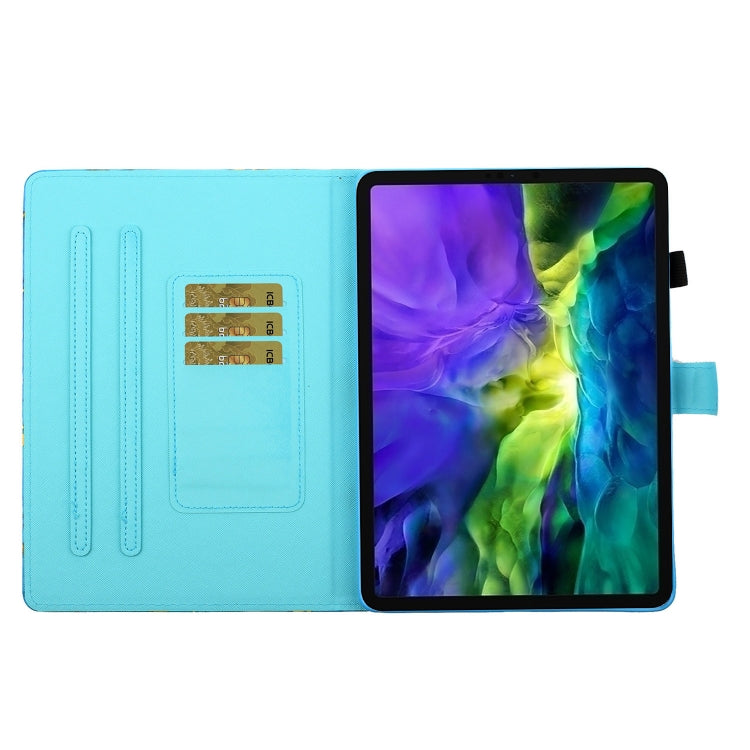 Coloured Drawing Stitching Horizontal Flip Leather Case with Holder & Card Slot & Sleep / Wake-up Function, For iPad Pro 11 (2020) / (2018), For iPad 10.2 2021 / 2020 / 2019 / Air (2019), For iPad Air / Air 2 / 9.7 (2017) & (2018)����������������������...