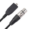 TY18 USB-C / Type-C Male to Cannon Female Microphone Recording Cable, 2m