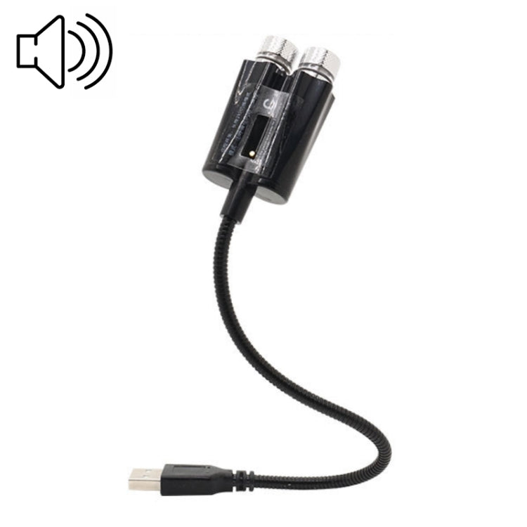 Car Two-color USB Star Dome Light Atmosphere Laser Projection