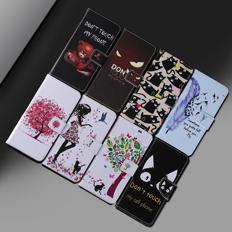 Painting Horizontal Flip Leather Case with Holder & Card Slot & Lanyard, For iPhone 12 mini, For iPhone 12 / 12 Pro, For iPhone 12 Pro Max