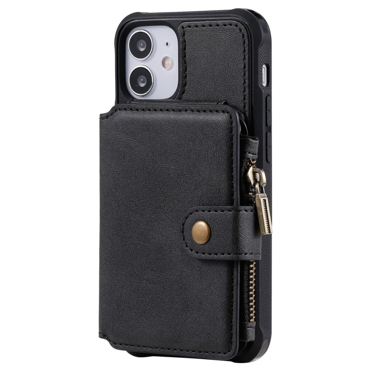 Zipper Shockproof Protective Case with Card Slots & Bracket & Photo Holder & Wallet Function, For iPhone 12 mini, For iPhone 12 / 12 Pro, For iPhone 12 Pro Max, For Samsung Galaxy Note20