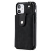 Shockproof Protective Case with Mirror & Card Slot & Short Lanyard, For iPhone 12 mini, For iPhone 12 / 12 Pro, For iPhone 12 Pro Max