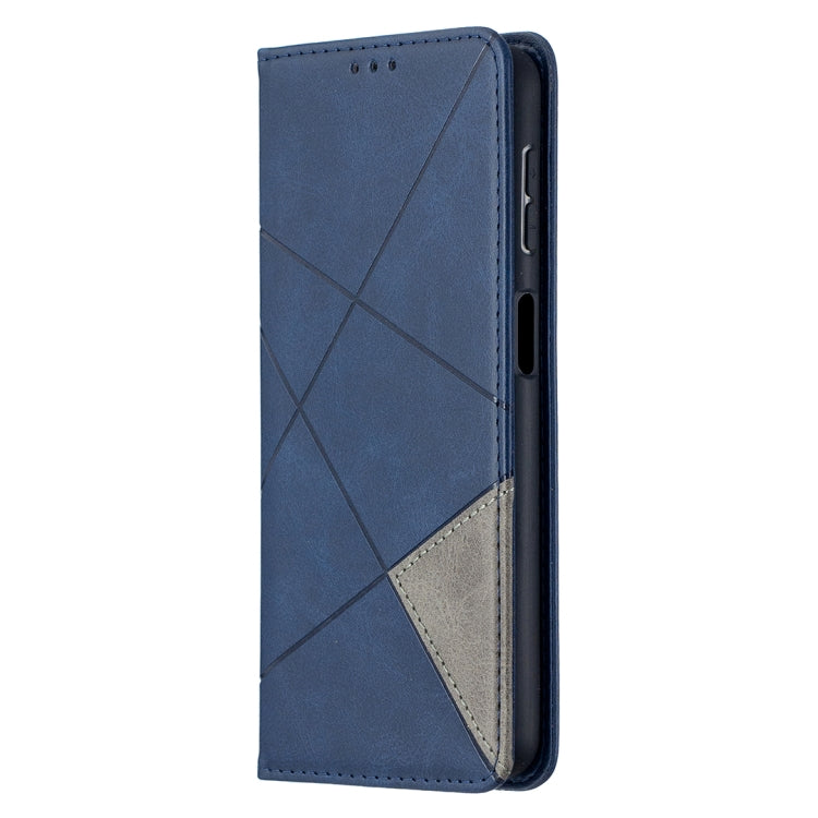 Prismatic Invisible Magnetic Horizontal Flip Leather Case with Holder & Card Slots & Photo Frame