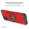 Magnetic Armor Shockproof TPU + PC Case with Metal Ring Holder