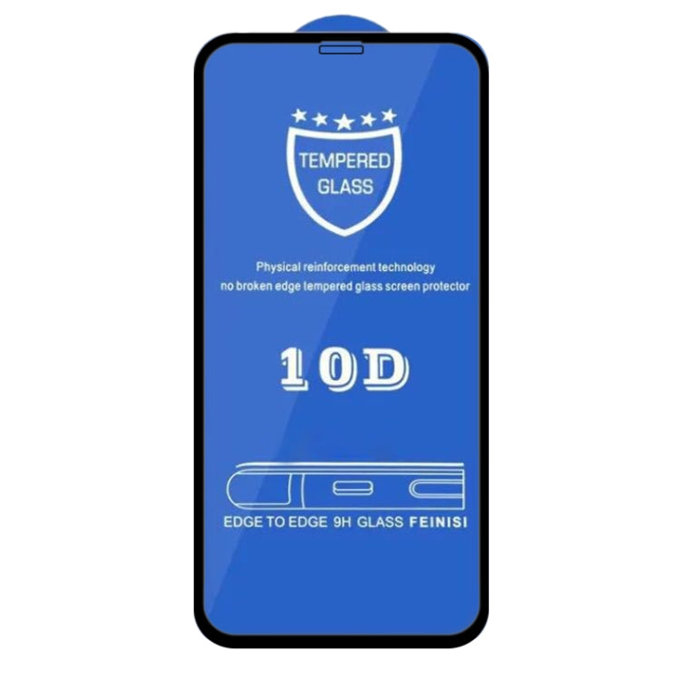 9H 10D Full Screen Tempered Glass Screen Protector, For iPhone 12 mini (Black) (1 PCS), For iPhone 12 / 12 Pro (Black) (1 PCS), For iPhone 12 Pro Max  (Black) (1 PCS), For iPhone 12 Pro Max (White) (1 PCS)