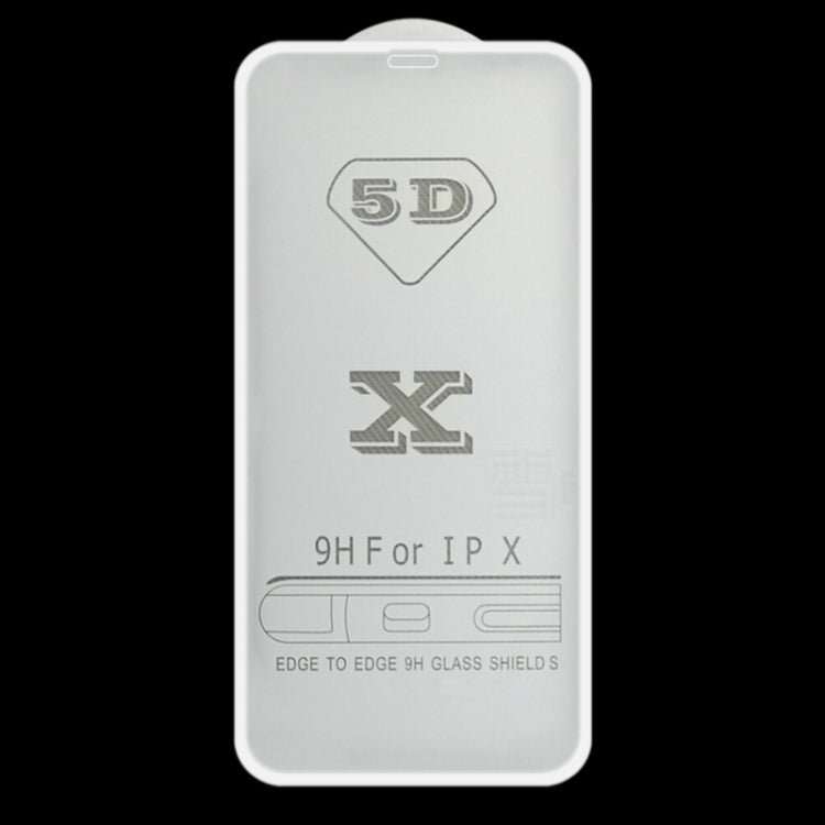 9H 5D Full Glue Full Screen Tempered Glass Film, For iPhone XS Max / 11 Pro Max (White) (1 PC), For iPhone X / XS 11 Pro (White) (1 PC), For iPhone XR / 11 (White) (1 PC)