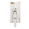 Electroplated TPU Crocodile Pattern Leather Case with Wrist Strap, For iPhone 6, For iPhone SE 2022 / SE 2020 / 8 / 7, For iPhone 8 Plus / 7 Plus, For iPhone XS / X