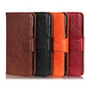 Copper Buckle Nappa Texture Horizontal Flip Leather Case with Holder & Card Slots & Wallet