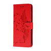 Feather Pattern Litchi Texture Horizontal Flip Leather Case with Holder & Wallet & Card Slots