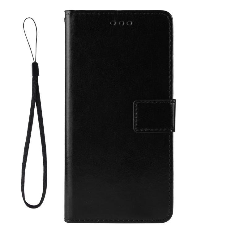 Retro Crazy Horse Texture Horizontal Flip Leather Case with Holder & Card Slots & Photo Frame