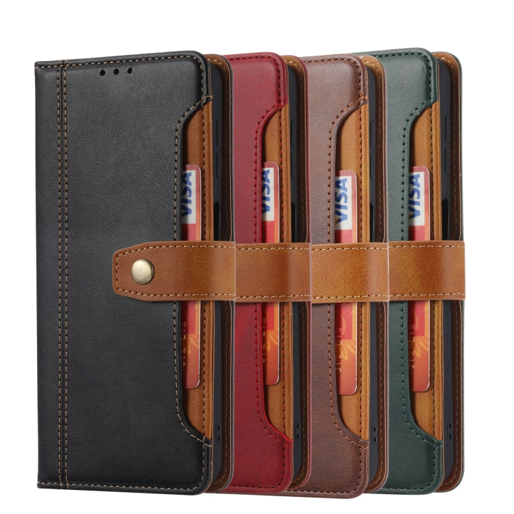 Calf Texture Double Fold Clasp Horizontal Flip Leather Case with Photo Frame & Holder & Card Slots & Wallet