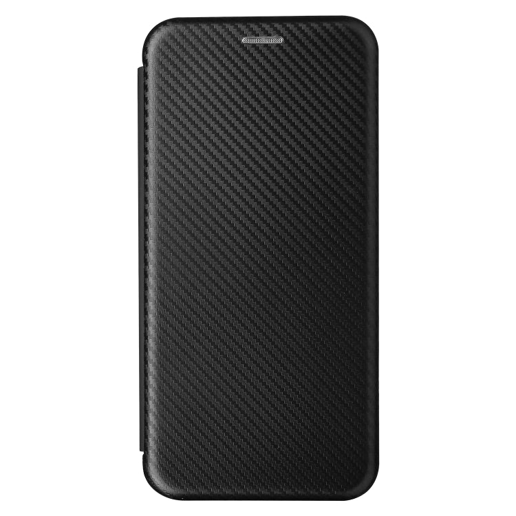 Carbon Fiber Texture Magnetic Horizontal Flip TPU + PC + PU Leather Case with Card Slot