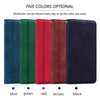 Frosted Business Magnetic Horizontal Flip PU Leather Case with Holder & Card Slot & Lanyard