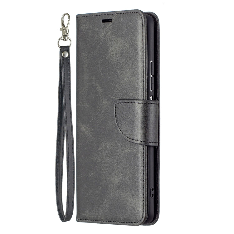 Retro Lambskin Texture Pure Color Horizontal Flip PU Leather Case with Holder & Card Slots & Wallet & Lanyard