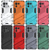 Punk Armor 2 in 1 PC + TPU Shockproof Case with Invisible Holder