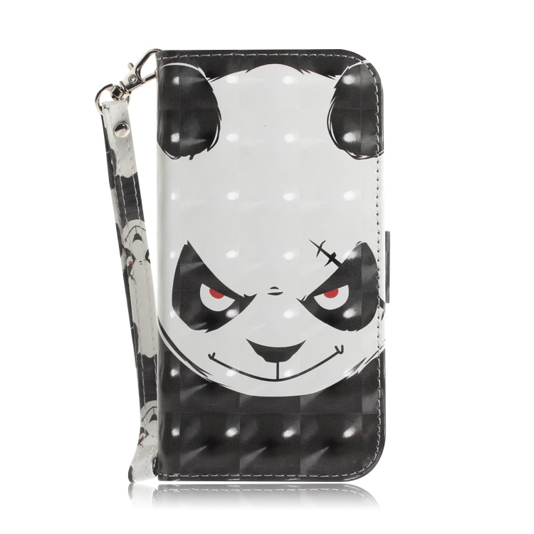 3D Painted Pattern Magnetic Attraction Horizontal Flip Leather Case with Holder & Card Slot & Wallet & Lanyard