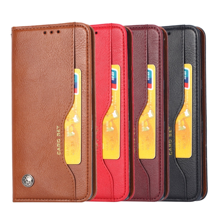 Knead Skin Texture Horizontal Flip Leather Case with Photo Frame & Holder & Card Slots & Wallet