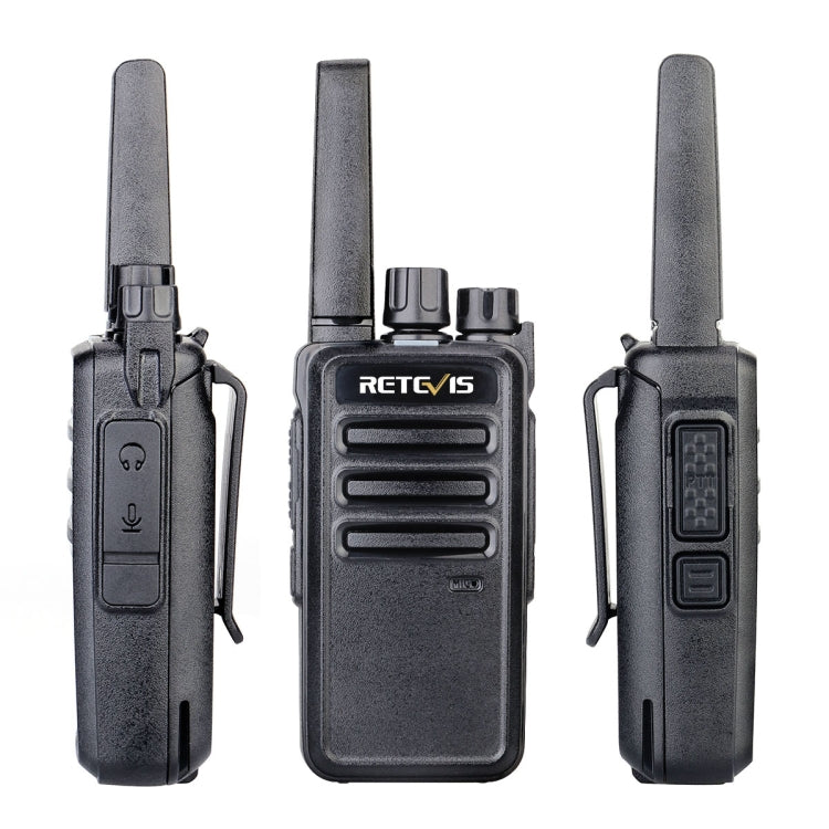 1 Pair RETEVIS RT668 0.5W PMR446 16CHS Two Way Radio Handheld Walkie Talkie, EU Plug, RT668