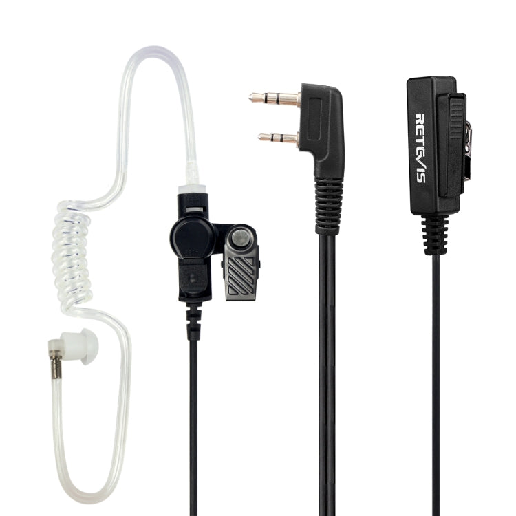 RETEVIS TK 2 Pin Long Clip Air Guide Covert Acoustic Tube Earpiece